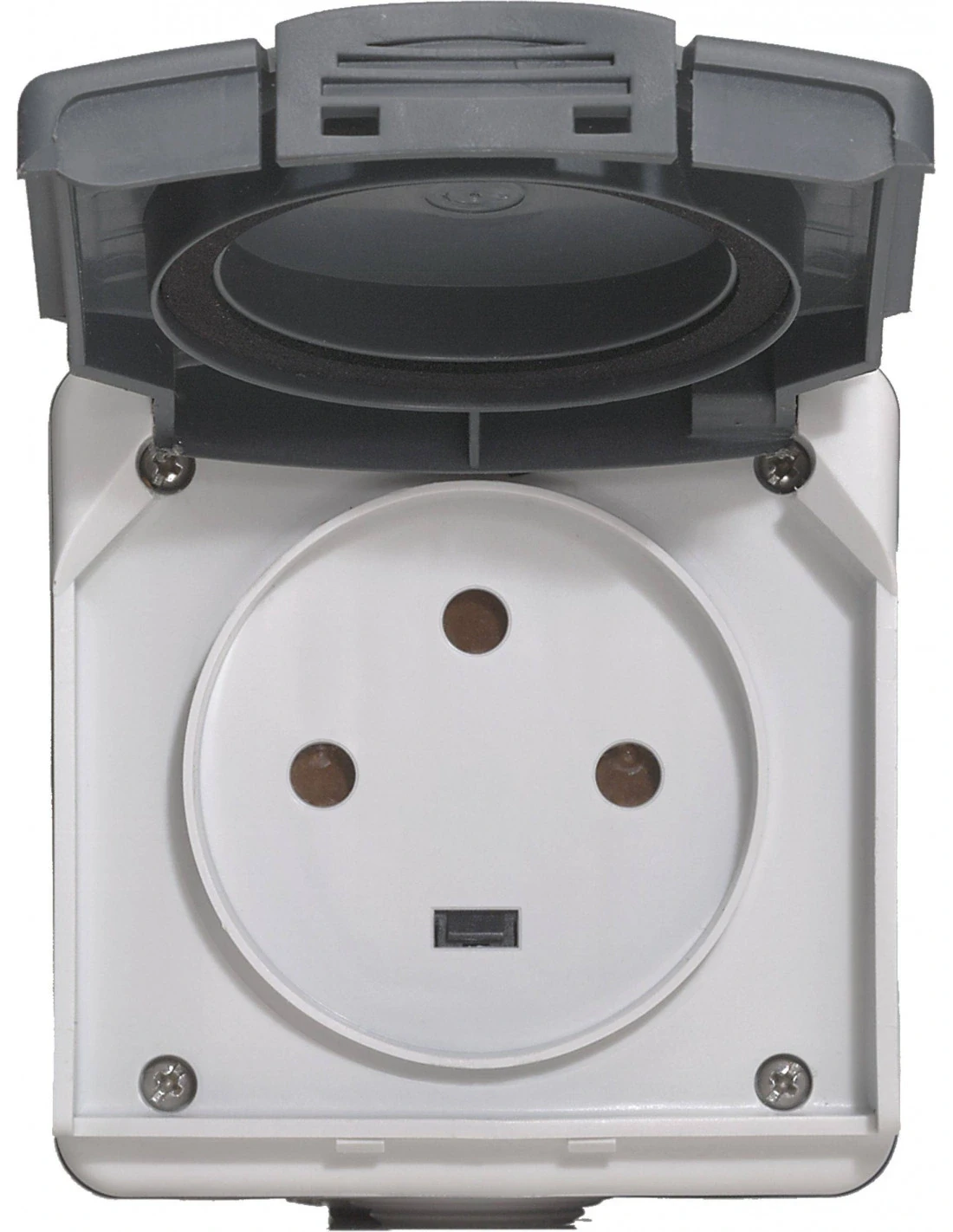 Prise étanche 3P+T 20A Plexo complet IP55 saillie - gris — Legrand — 091656