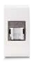 Prise informatique CAT 6A CLARA 43 1 modules — SOMEF 431028C6AS