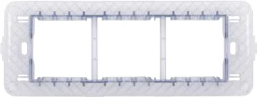 STIEL ALPHA 6-module rectangular mounting frame