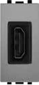 STIEL ALPHA HDMI socket matt grey
