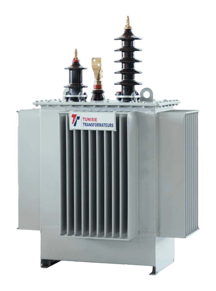 Oil-immersed single-phase transformers with rectangular tanks