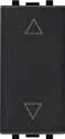 STIEL ALPHA 3-position roller shutter switch carbon black