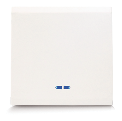 Two-way switch 2 modules with integrated indicator CLARA 43 — SOMEF 431002/2V