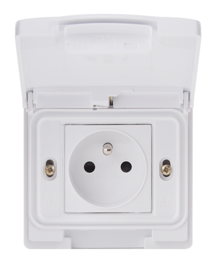 STIEL ALPHA 2P+E socket weatherproof flush