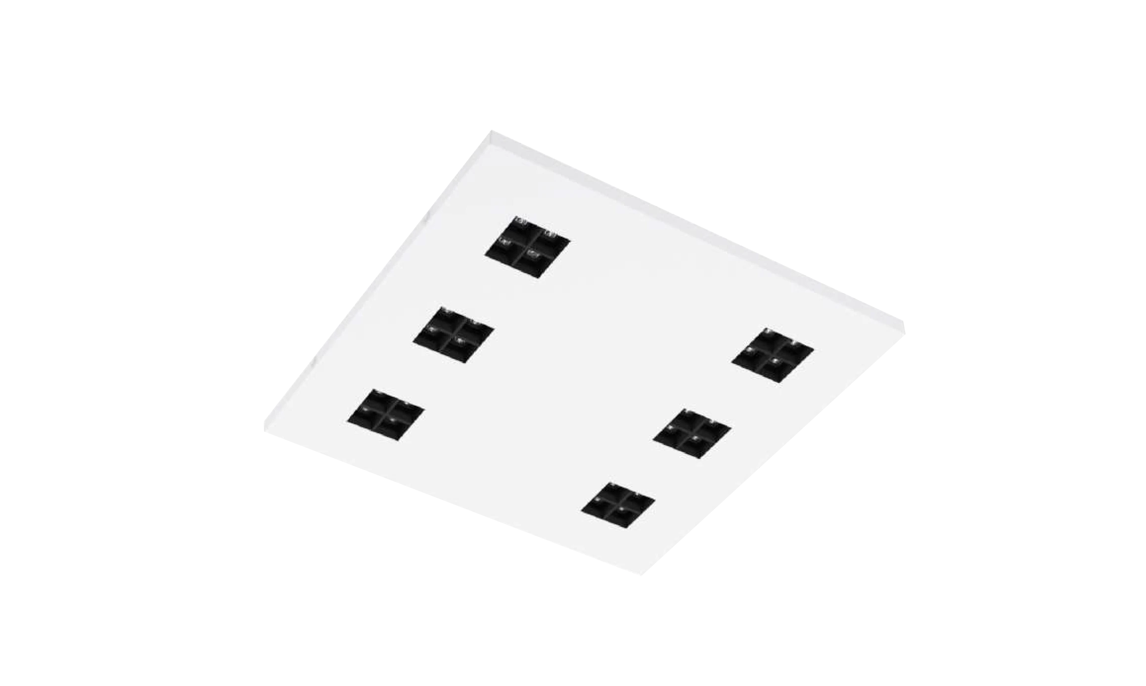 Surface-mounted luminaire PROLUX LED LE TYPE B — 60 x 60 · 31 W · 6500 K · 80°