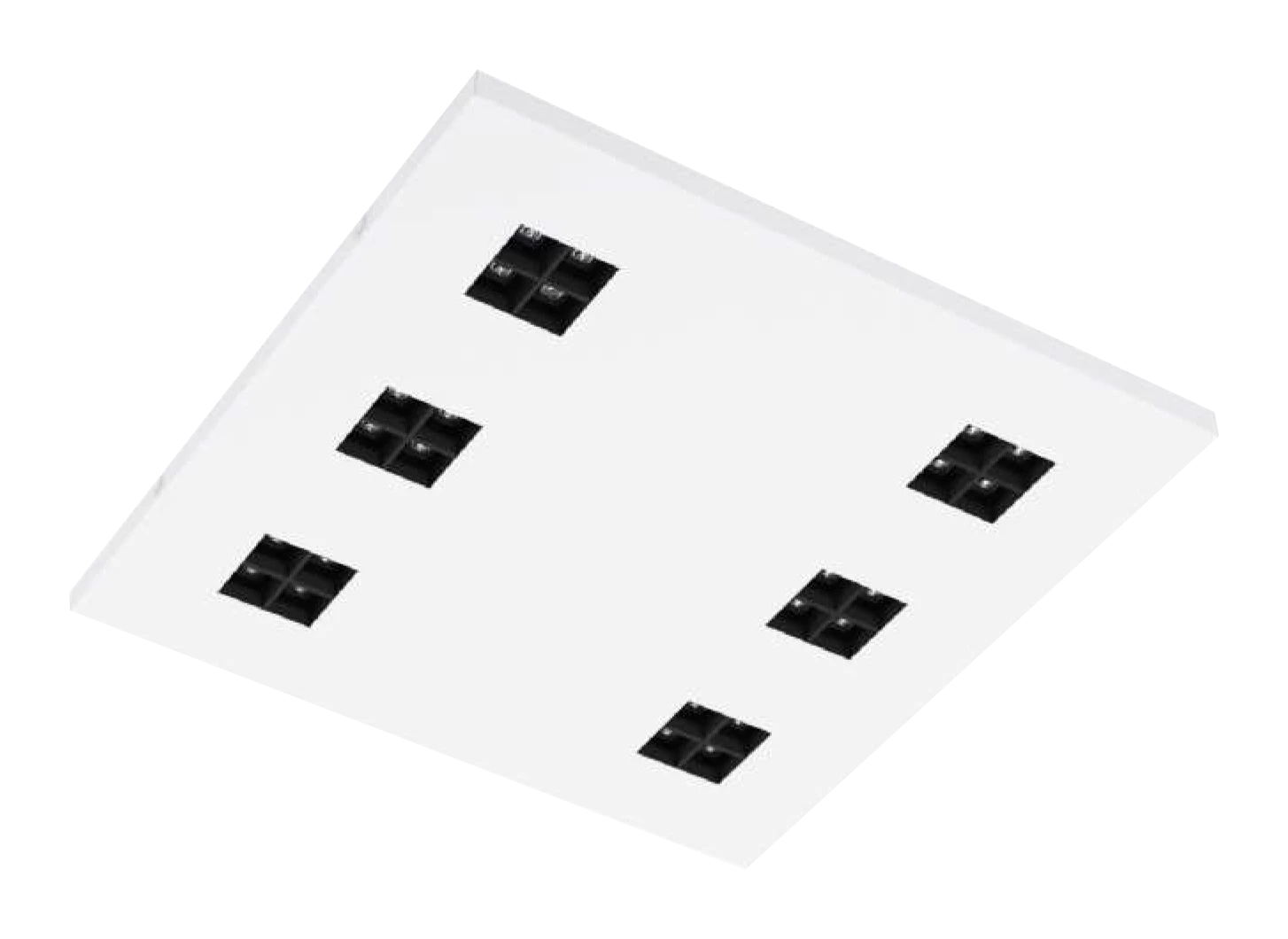 Surface-mounted luminaire PROLUX LED LE TYPE B — 60 x 60 · 31 W · 3000 K · 50°