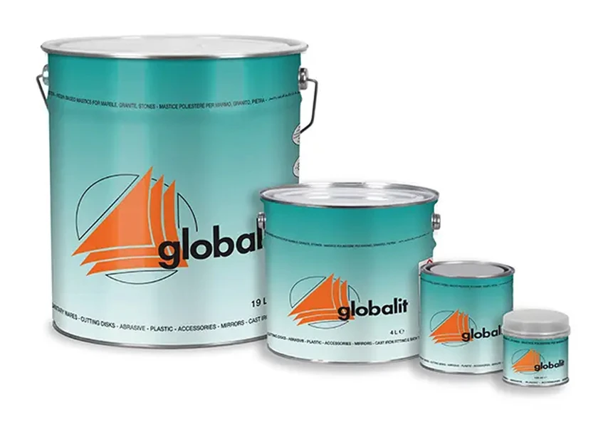 Globalit transparent liquid stone filler
