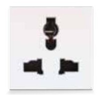 Prise de courant multi-standards CLARA 43 — SOMEF 431059TS