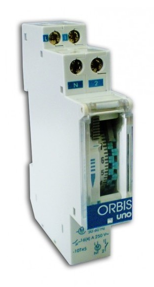 Time switch daily 1 module step of 15 min with power reserve — SOMEF 856ITH102
