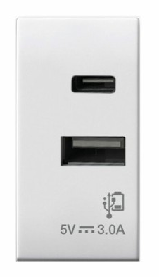 USB charger type A+C 3 A DOMUS 44 — SOMEF 441082USBAC