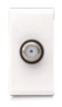 TV socket/SAT type F antibacterial 43 — SOMEF 436096F