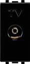 STIEL ALPHA Ø9.52mm TV socket black