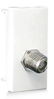 White Type F TV/SAT outlet for office installations — SOMEF 45979-SBR