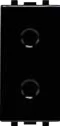 Prise 2 pôles 16A 250V noir STIEL ALPHA