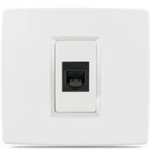 Prise téléphonique RJ11 blanc STIEL 6000