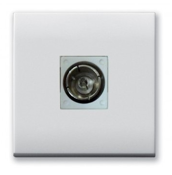 TV socket/SAT resistive keystone square DOMUS 44 — SOMEF 441091K2