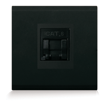 Prise informatique cat.6 2 modules NERA 43 — SOMEF 432028C6/2