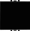 STIEL ALPHA 16AX 250V wide-rocker two-way switch black