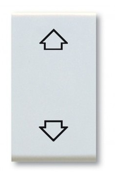 Commutateur unipolaire pour volet roulant blanc — SOMEF 45B51N