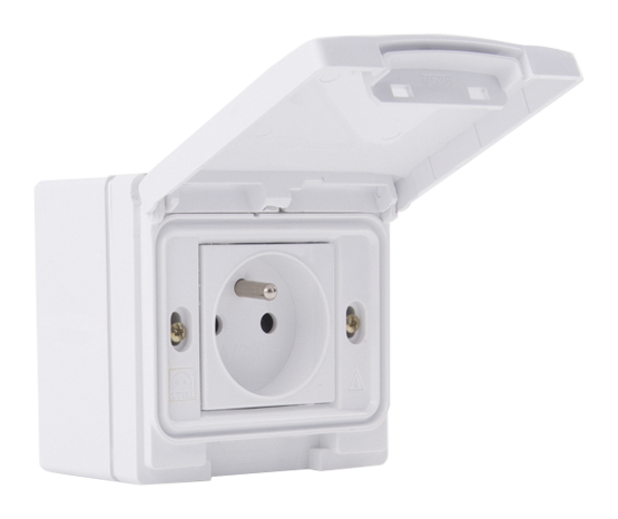 STIEL ALPHA 2P+E socket weatherproof surface