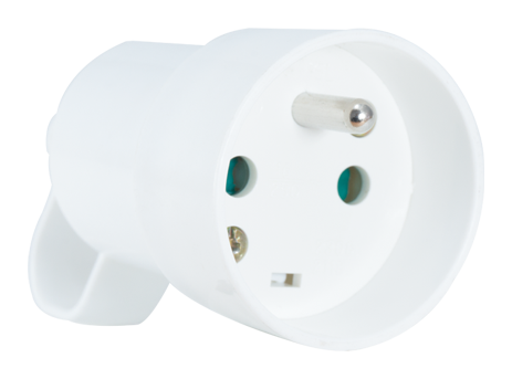 STIEL French female connector 2P+T 16A with pull ring white