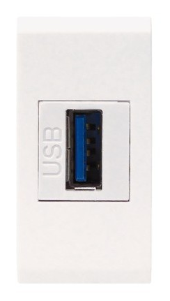 Prise USB blanc — SOMEF 45B43