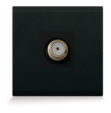 Prise SAT 2 modules NERA 43 — SOMEF 432096F/2