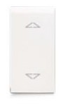 Commutateur unipolaire pour volet roulant antibacterien 43 — SOMEF 436051N