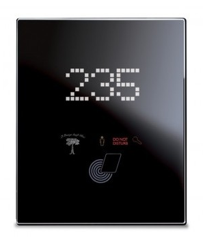 VIP Touch 3+3 hotel-management touch front plate — SOMEF