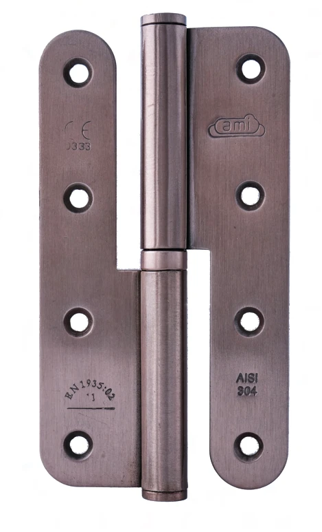 Stainless steel 140 × 76 × 3 mm lift-off hinge