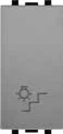 STIEL ALPHA push-button with stair symbol matt grey