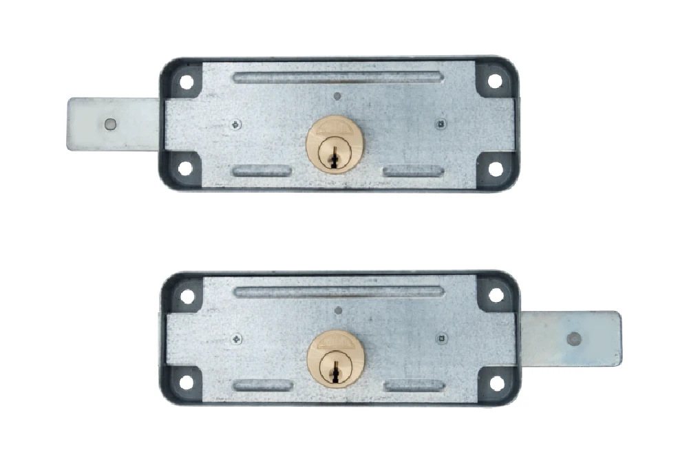 RID LG rolling shutter lock — left-side mounting