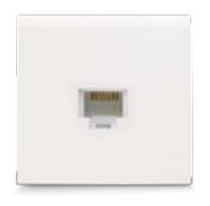 Telephone socket 2 modules CLARA 43 — SOMEF 431024K/2