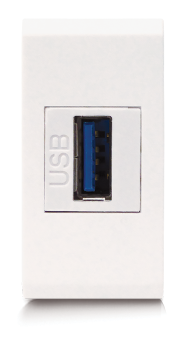 USB charger 5 V 2.4 A 1 module antibacterial 43 — SOMEF 436081USB