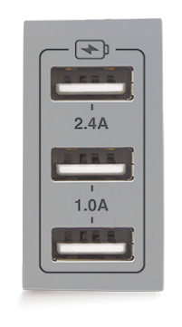 USB charger triple SYLVIA 43 — SOMEF 433084USB