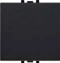 STIEL ALPHA 16AX 250V wide-rocker two-way switch carbon black