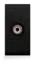 Prise sono RCA NERA 43 noire — SOMEF 432041R