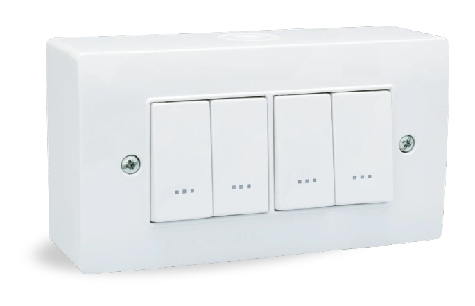 STIEL ALPHA surface mounting enclosure 4 modules