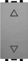 STIEL ALPHA 3-position roller shutter switch matt grey