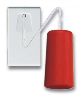 Bouton poussoir a tirette 16 A blanc — SOMEF 45B17S