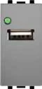 STIEL ALPHA 2A single-port USB charger matt grey
