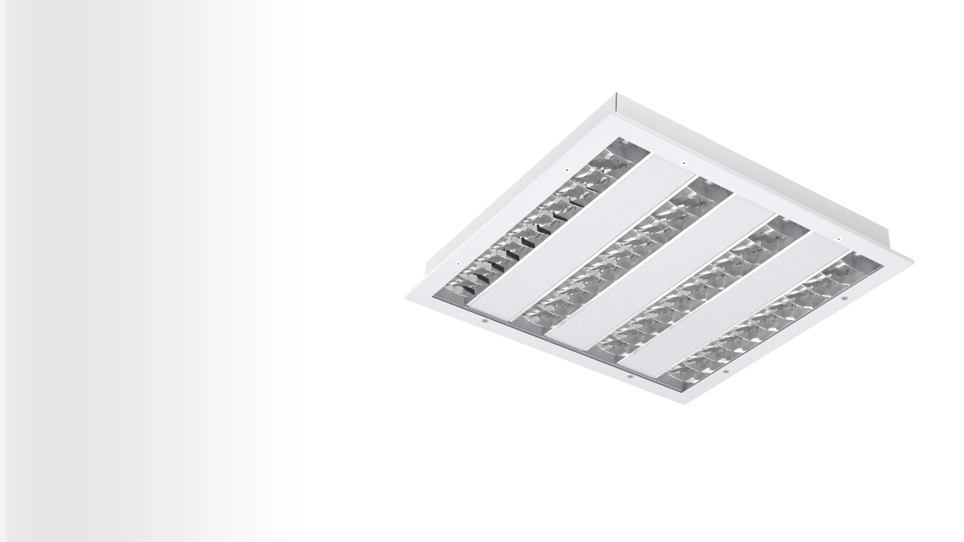 Luminaire pour salle blanche SBLUX LED LO — 60 x 60 · 44 W · 3000 K · 4 modules LED
