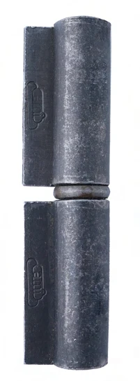 Rolled flag weld-on hinges
