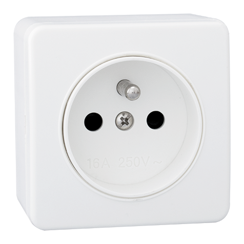 STIEL Elyssa 2P+E socket shuttered