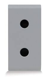 Prise standard française 2P SYLVIA 43 — SOMEF 433034S