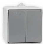 STIEL Clupea weatherproof double one-way switch