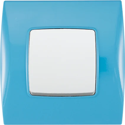 Interrupteur Simple Allumage bleu pastel STIEL Phénicia