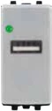STIEL ALPHA 2A single-port USB charger silver