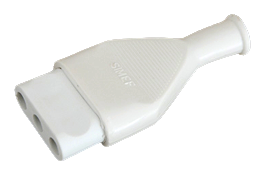White 10 A female socket SIMEF