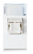 Prise informatique RJ45 CAT 6A SFTP S45 blanche — SOMEF 45B20C6A